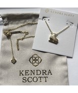 ✨ ⛸️ Kendra Scott Ice Skate Gold Short Pendant Necklace New ⛸️✨ - $836.70 MXN