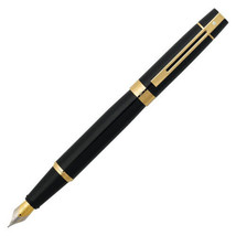 Sheaffer Sheaffer 300 Fine Fountain Pen (Glossy Black) - Gold Trim - $99.60