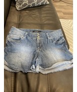 Vintage Jordache High Rise Mom Shorts Blue Denim 90s Y2K Cotton Waist Retro - $18.00