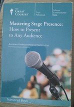 Great Course Mastering Stage Presence How to Present To Audience Transcr... - $10.66