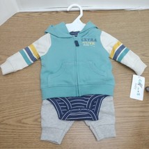 Baby Boy Carter&#39;s 3Pc. Set Size NB Month Jacket, Bodysuit, Pant  New - £15.07 GBP