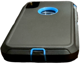 Rugged Full Body Case For iPhone XR BLACK/BLUE Holster Clip 360° Kickstand image 6