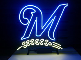 New Milwaukee Brewers Bar Club Neon Light Sign 16&quot; x 16&quot; - £373.00 GBP