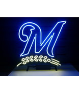 New Milwaukee Brewers Bar Club Neon Light Sign 16&quot; x 16&quot; - £390.13 GBP
