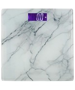 Wide, Sturdy, Sleek Glass Scale With A 395-Pound Capacity. Marble Digita... - $642.24 MXN