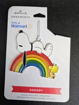 Hallmark Snoopy &amp; Woodstock 2&quot; Metal Christmas Tree Ornament Holiday Pea... - £3.91 GBP