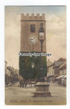 tq1437 - Medieval St. Leonard&#39;s/Clock Tower, in Newton Market  Square - postcard - £2.50 GBP