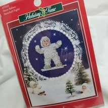 Holiday Time Ornament Cross Stitch Kit #353020 Snow Babies Snowball Fight NOS  - £6.87 GBP