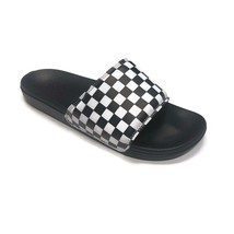 VANS La Costa Slide On Sandal Mens Size 11 Shower Slide Black White Chec... - £33.12 GBP