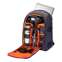 Camera Backpack Photography Bag With Laptop Room/Tripod Holder For Dslr ... - £62.92 GBP