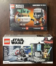 Lego Star Wars 75246 Death Star Cannon + 75317 Madalorian &amp; The Child Grogu NIB - £38.41 GBP