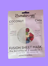 The Crème Shop Fusion Sheet Mask coconut/chia NIP - £7.76 GBP