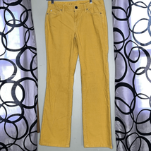 LOFT golden mustard corduroy bootcut trousers size 8 - £12.38 GBP