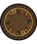 Big Horn Inspired 8' Round Pinecone Area Rug - $1,174.89 CAD