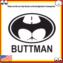 ButtMan Vinyl Cut Decal Sticker Logo Butt Man Bat Man - £3.97 GBP