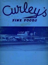 Curley&#39;s Fine Foods Menu Longview Texas 1950&#39;s Steaks Sea Food Chinese - £116.78 GBP