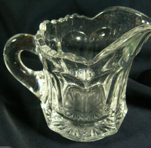 Vintage Depression Glass Small Clear Glass Pitcher Creamer - £18.61 GBP
