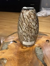 Ding 7.64 in. Brown River stone Glass Drum Pendant Shade - $20.81 CAD