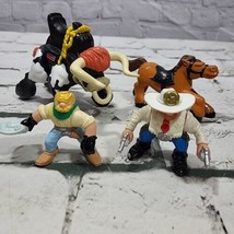 Vintage 90s Fisher-Price Great Adventures Wild West Figures Lot Of 4pcs  - £19.54 GBP