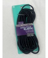 Goody Total Texture Extra Thick Elastic Longer 15 Ct Black COMBINE SHIPPING - $5.21