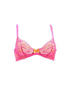 L&#39;agent By Agent Provocateur Womens Bra Elegant Lace Floral Pink S - £36.69 GBP