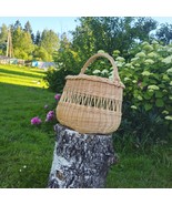 Handwoven Open-Weave Willow Basket | Rustic Artisan Craft | Wicker Basket - $1,687.65 MXN
