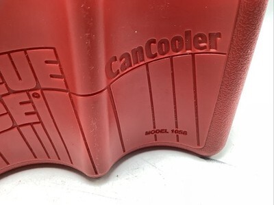 Vintage GOTT Blue Ice Can Cooler Model 1056 Made in USA Red Rare Item image 4