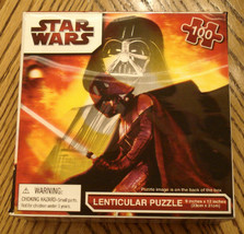 Star Wars Lenticular Jigsaw Puzzle 2010 Cardinal Darth Vadar 100 Pc New Sealed - £4.72 GBP