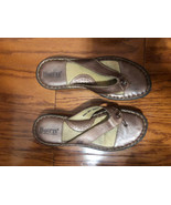 Born Sandals  Leather Thong  Flip Flop  Flats Size 9M - £18.92 GBP