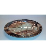 Vintage Silver on Copper  Footed Meat Tray  - £15.20 GBP