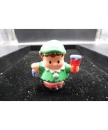 Fisher Price Little People Christmas Elf Figure Santa Claus Helper Holiday - €12,96 EUR