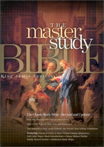 Kjv Master Study Bible (2001, Leather) Burgundy Genuine Leather - £470.86 GBP
