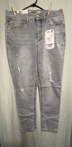 Seven 7 Tummyless High Rise Skinny Distressed Women’s Size 14 Blue NWT - £35.05 GBP