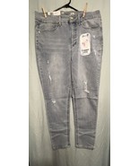 Seven 7 Tummyless High Rise Skinny Distressed Women’s Size 14 Blue NWT - £33.73 GBP