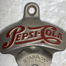 Pepsi Cola Starr X Wall Mount Bottle Opener USA With Box Vintage - £47.58 GBP