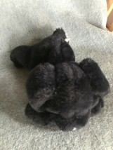 Gently Used FAO Schwartz Plush Black Lab Labrador Floppy Puppy Dog Stuffed Anima - £8.87 GBP