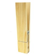 1 JUMBO Large 6&quot; CLOTHESPIN Natural WOOD Big craft spring clamp TREEHOUS... - €16,17 EUR