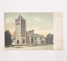 Peoria IL 1909 Second Presbyterian Church Vintage Postcard Posted - $9.74