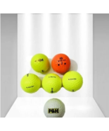 Lot of 6 Golf Balls Top Flite, Titanium,Bridgestone, Ram 3D Assorted Colors - £15.46 GBP