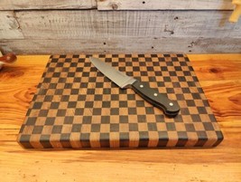 End Grain Cutting Board 10.5in x 16in 1 3/8&quot; Thick Butcher Block Chopping - £177.83 GBP