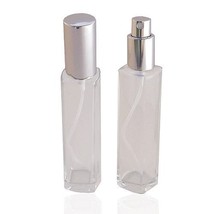 Empty Refillable Slim Perfume Glass Bottle with Silver Spray Top 1.7oz/5... - $332.60 MXN