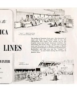 1952 Royal Mail Cruise Lines Ship South America Advertisement Nautical D... - $27.34 CAD