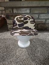 Vintage Duck Camo Hat Cap Mens Snap Back Trucker Mesh Hunting Deer - $20.79