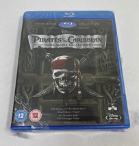 Pirates of the Caribbean: 4-Movie Collection (2011, Blu-Ray) Disney, NEW! - £19.76 GBP