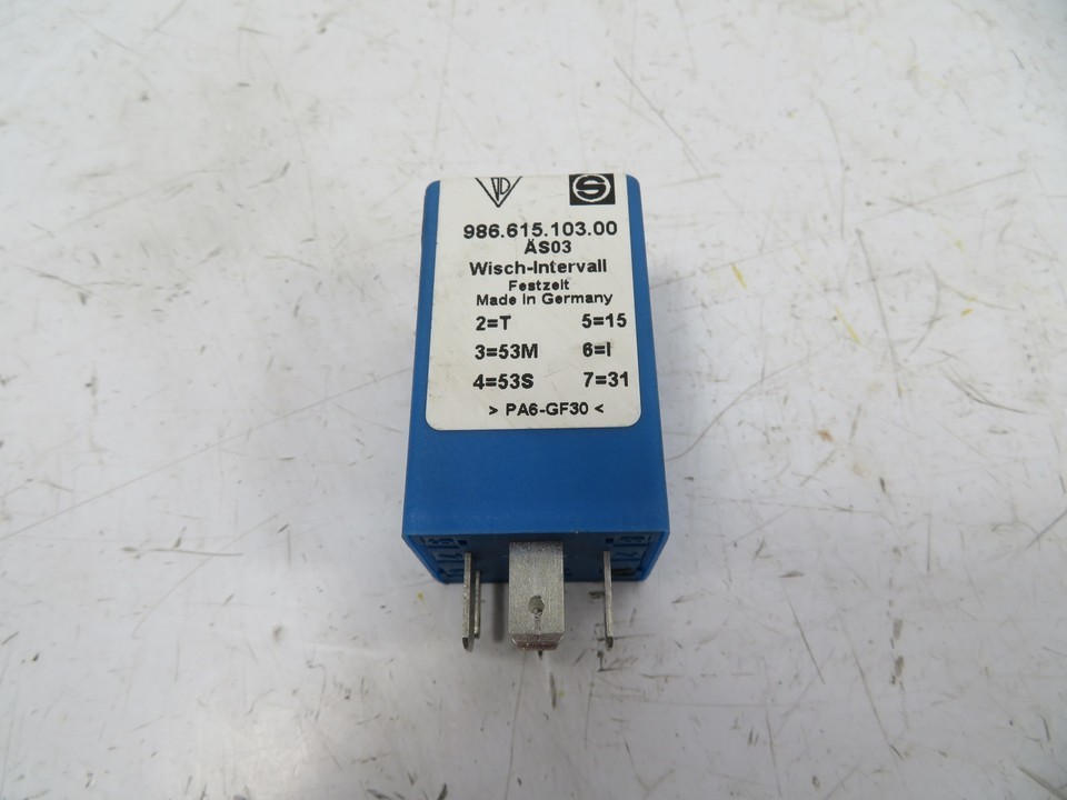 Porsche Boxster S 986 Relay, Intermittent Wiper Motor 98661510300 - $14.84