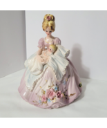 Josef A Mother&#39;s World Sitting Woman Holding Baby Lavender Dress 7&quot; Tall... - $143.05