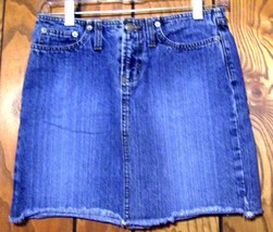 Bongo Blue Jean Denim Mini Skirt Size 0 - £17.76 GBP