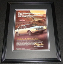 1983 Oldmobile Cutlass Ciera Framed 11x14 ORIGINAL Advertisement - $34.64