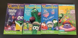VeggieTales VHS Lot of 4 Assorted Titles (Titles Listed in Description) - £11.76 GBP