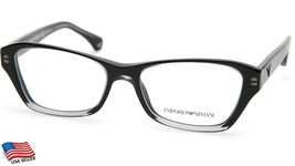 New Emporio Armani Ea 3032 5220 Trans Black Eyeglasses Frame 52-16-140 B34mm - £42.59 GBP